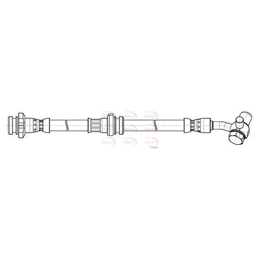 Apec Brake Hydraulic Hose Line Front Right HOS4437