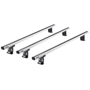 Summit Commercial 3 x Aluminium Fixed Point Roof Bars Rack 1.3m SULC-003 Summit - Bars 4 Cars