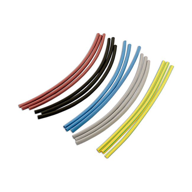 Tool Connection Assorted Coloured Heat Shrink Tubing 12.8mm 15pc 33061 Tool Connection - Dynamic Drive