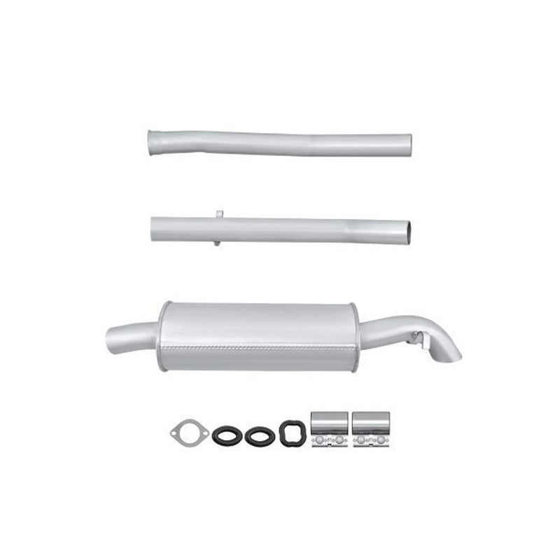 Hella End Silencer Rear fits BMW 3 1991-1998