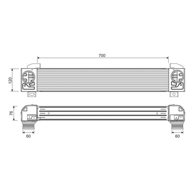 Valeo Intercooler (Charge Air Cooler) 818386