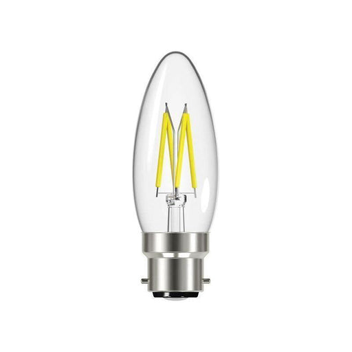 Energizer® LED BC (B22) Candle Filament Dimmable Bulb, Warm White 470 lm 4W Energizer® - NN4 Online