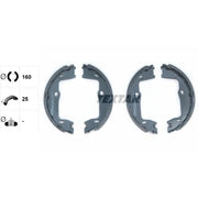 Textar 4 x Parking Brake Shoe Set 91018400