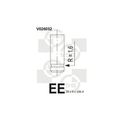 BGA Engine Exhaust Valve 35mm Head V026032