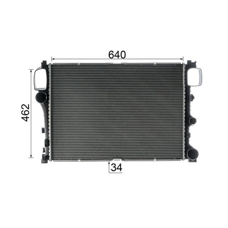 Mahle Engine Radiator fits Mercedes-Benz S-Class 2005-2013