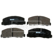 Borg & Beck Front Brake Vented Discs & Pads fits Mitsubishi Galant 1987-1992 2.0