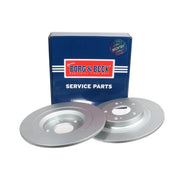 Borg & Beck Front & Rear Brake Discs & Pads fits Mitsubishi Outlander III