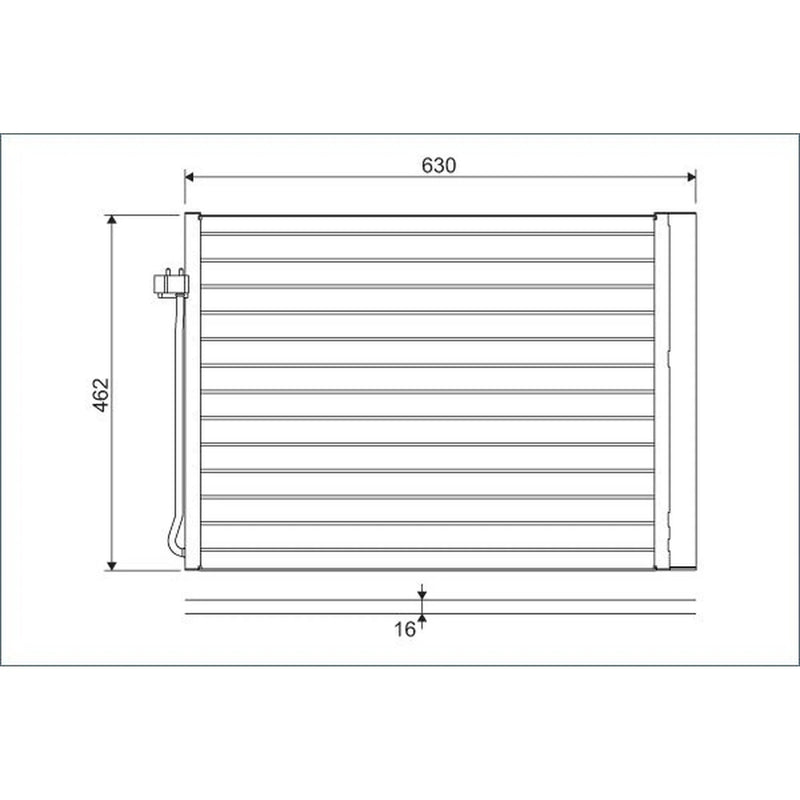 Valeo Air Conditioning Condenser 814367