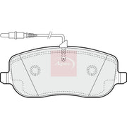 Apec Front Brake Pad Set fits Citroën C8 2002-2009 2.0 2.2