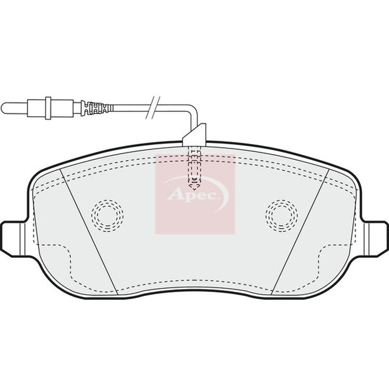 Apec Front Brake Pad Set PAD1224