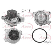 Apec Engine Cooling Water Pump fits Audi 100 C4 1990-1994 2.4 2.5