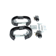 Bosch Brake Shoe Set Axle Kit fits Nissan Micra II 1992-2000 1.0 1.3