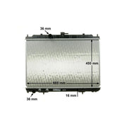 Mahle Engine Radiator fits Nissan X-Trail I 2001-2013 2.0 2.5
