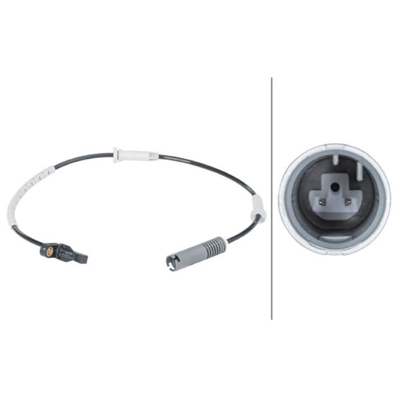 Hella ABS Wheel Speed Sensor Front Right fits BMW 1 2004-2013