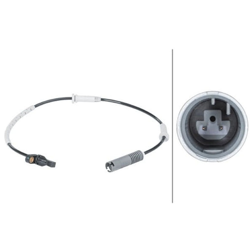 Hella ABS Wheel Speed Sensor Front Right fits BMW 1 2004-2013