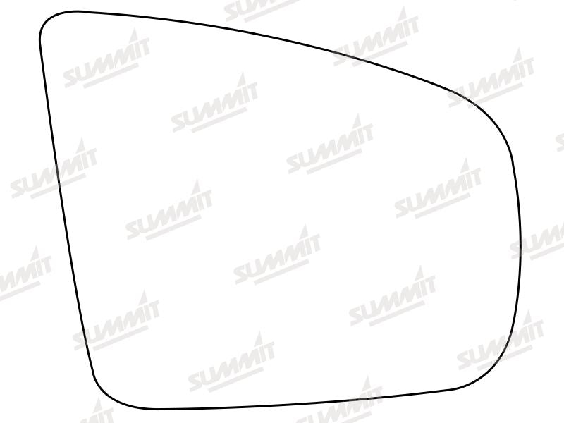 Summit Heated Base Plate With Blind Spot Mirror Glass fits BMW X5 RHS Summit - Bars 4 Cars