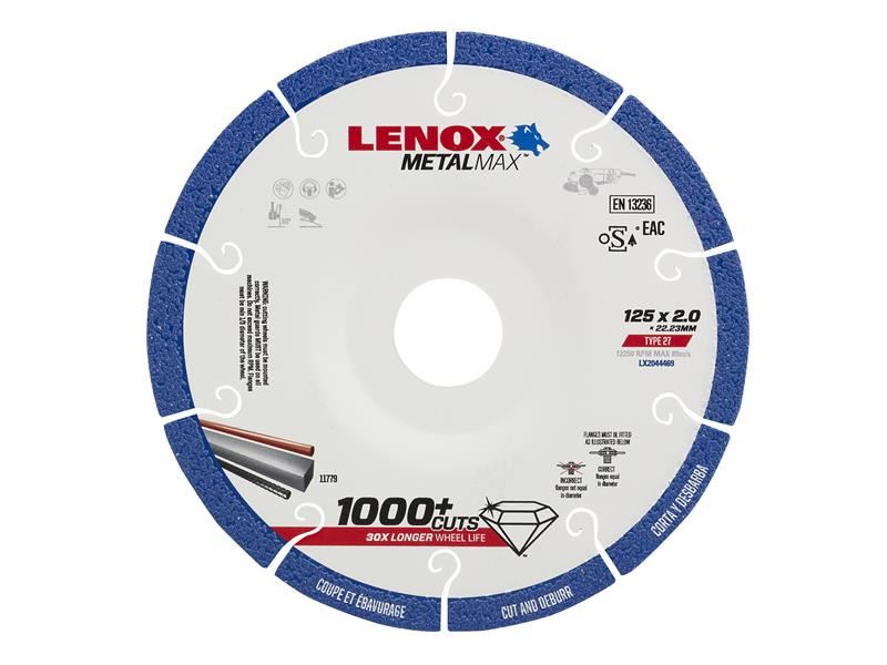 LENOX METALMAX Diamond Blade 125 x 2.0 x 22.23mm LENOX - NN4 Online