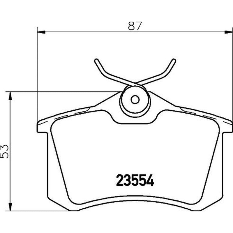Mintex Rear Brake Pad Set MDB1377