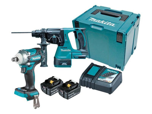 Makita DLX2372TJ Twin Pack 18V 2 x 5.0Ah Li-ion Makita - NN4 Online