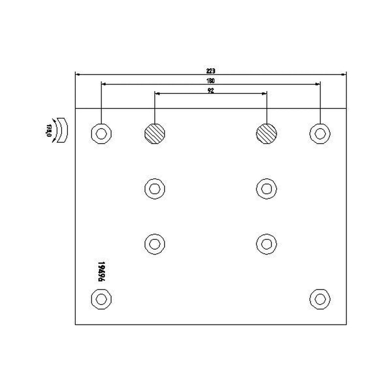 Textar Textar Cv Brake Lining Set 1949605