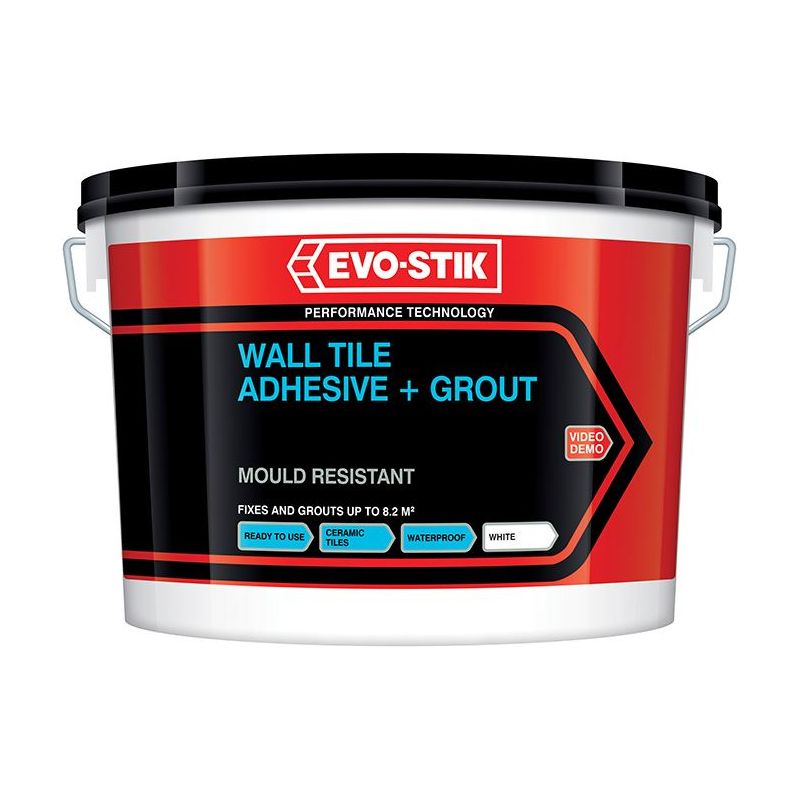 Evo-Stik Mould Resistant Wall Tile Adhesive & Grout 5 litre EVO-STIK - Dynamic Drive