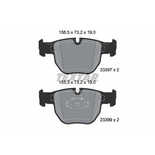 Textar Front Brake Pad Set 2339703