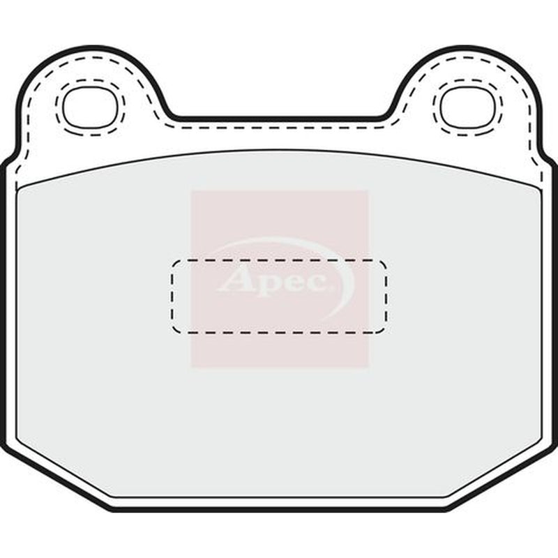 Apec Front Brake Pad Set fits Lotus 2 Eleven 2007-2011 1.8