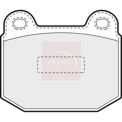 Apec Front Brake Pad Set fits Lotus 2 Eleven 2007-2011 1.8