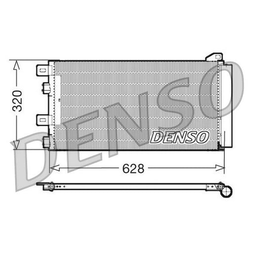 Denso Air Conditioning Condenser fits Mini Mini 2001-2010