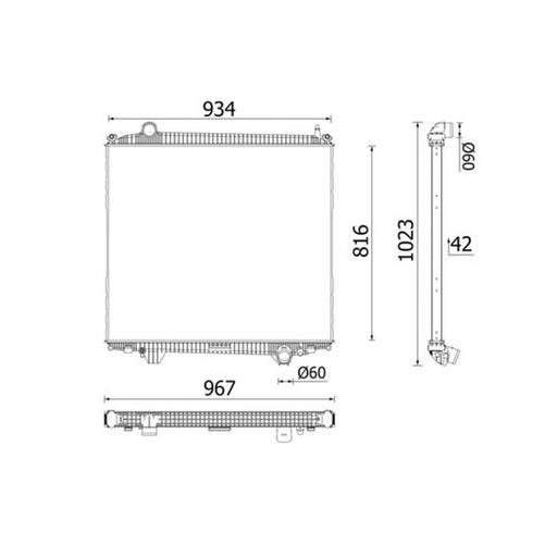 Mahle Engine Radiator