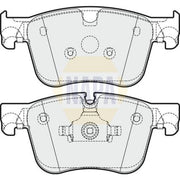 NAPA Front Brake Pad Set NBP1017