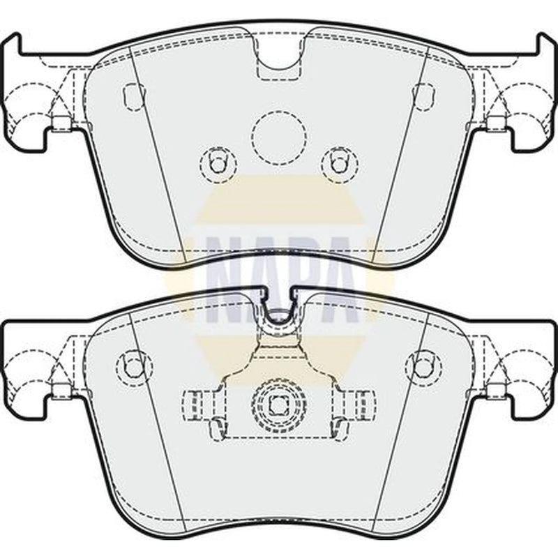 NAPA Front Brake Pad Set NBP1017