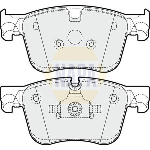 NAPA Front Brake Pad Set NBP1017