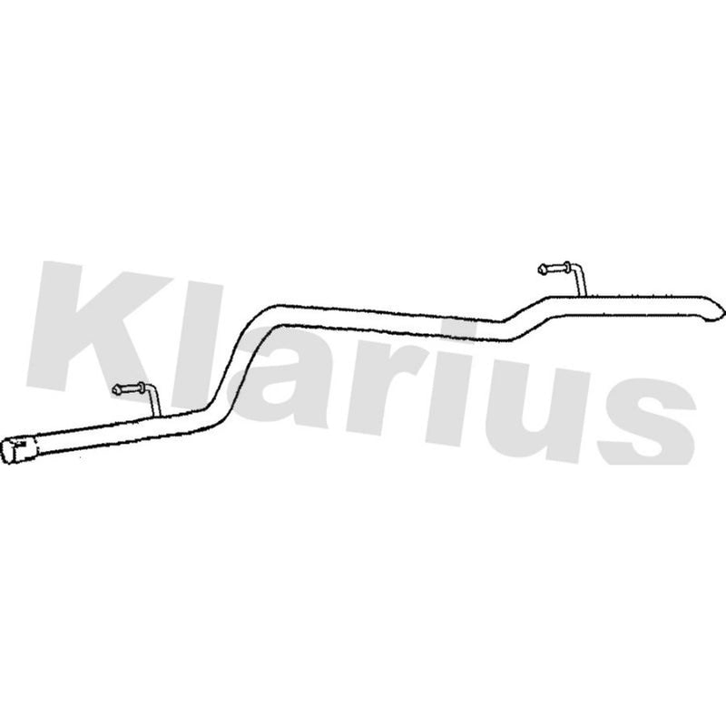 Klarius Exhaust Pipe OD fits Mercedes-Benz Sprinter 2-T 1995-2000