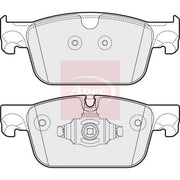 Apec Front Brake Pad Set fits Levc Tx 2017 on
