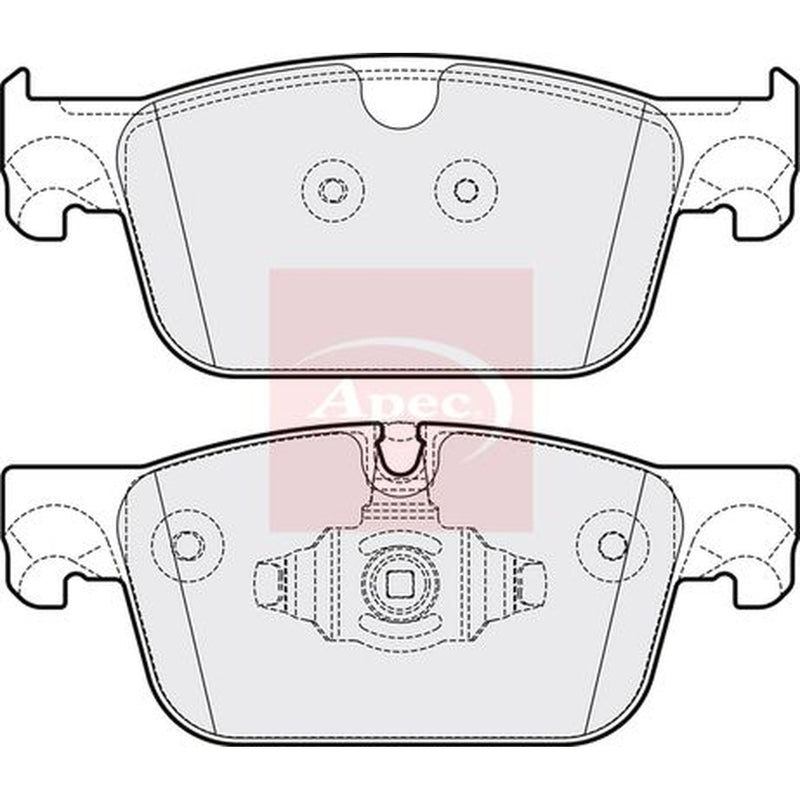 Apec Front Brake Pad Set fits Levc Tx 2017 on