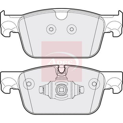 Apec Front Brake Pad Set fits Levc Tx 2017 on