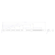 Juratek Brake Hydraulic Hose Line Front Right fits Land Rover Discovery Sport