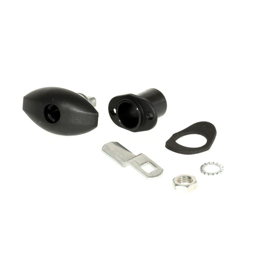 Zadi Push Lock Small Black for Caravan/Motorhomes Nova - Dynamic Drive