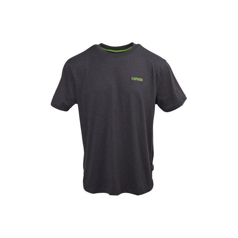 Apache Vancouver Charcoal Grey T-Shirt - M (38/40in) Apache - Town Tools
