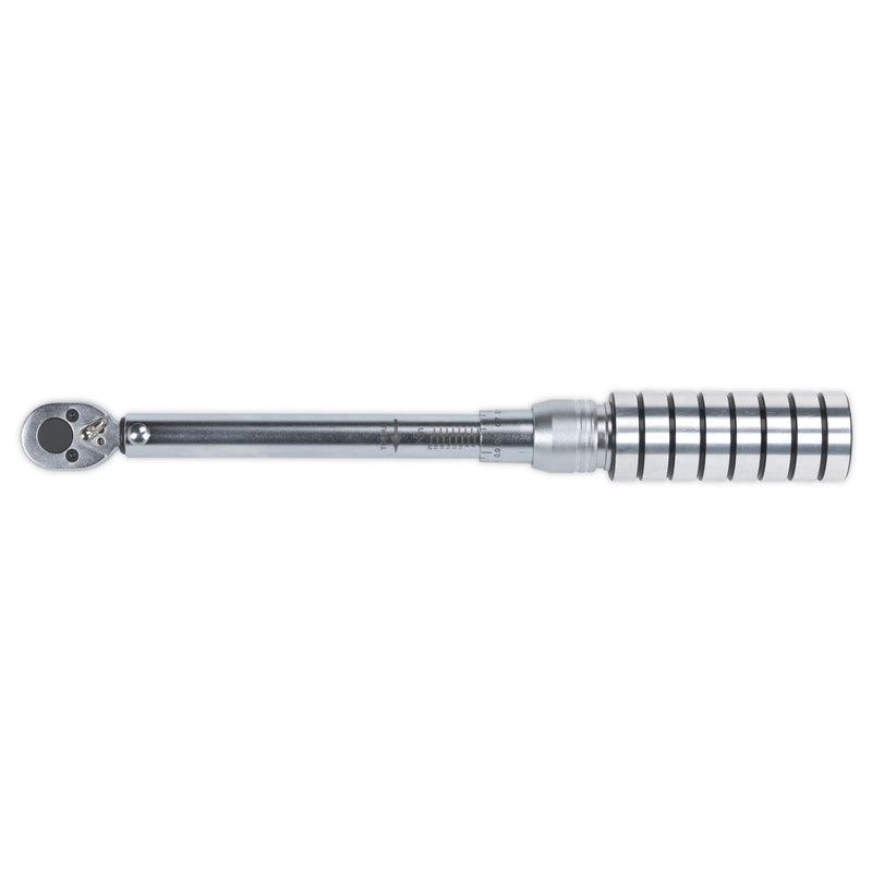 Sealey Torque Wrench Micrometer Style 1/4"Sq Drive 4-20Nm(2.9-14.8lb.ft) Calibra Sealey - Dynamic Drive