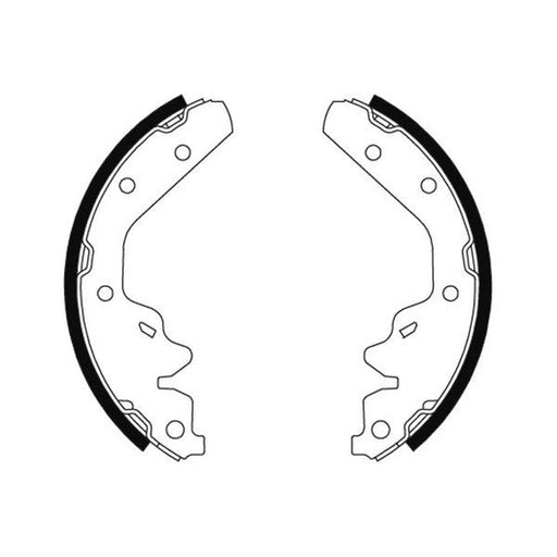Mintex Brake Shoe Set Axle Kit fits Chrysler Es 1988-1989 2.5