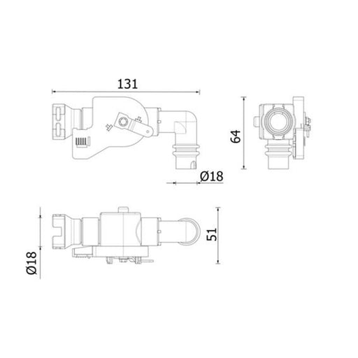 Mahle Coolant Control Valve Assembly fits Daf Xf II 2021 on