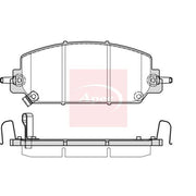 Apec Front & Rear Pads fits Honda E:NY1 2023 on