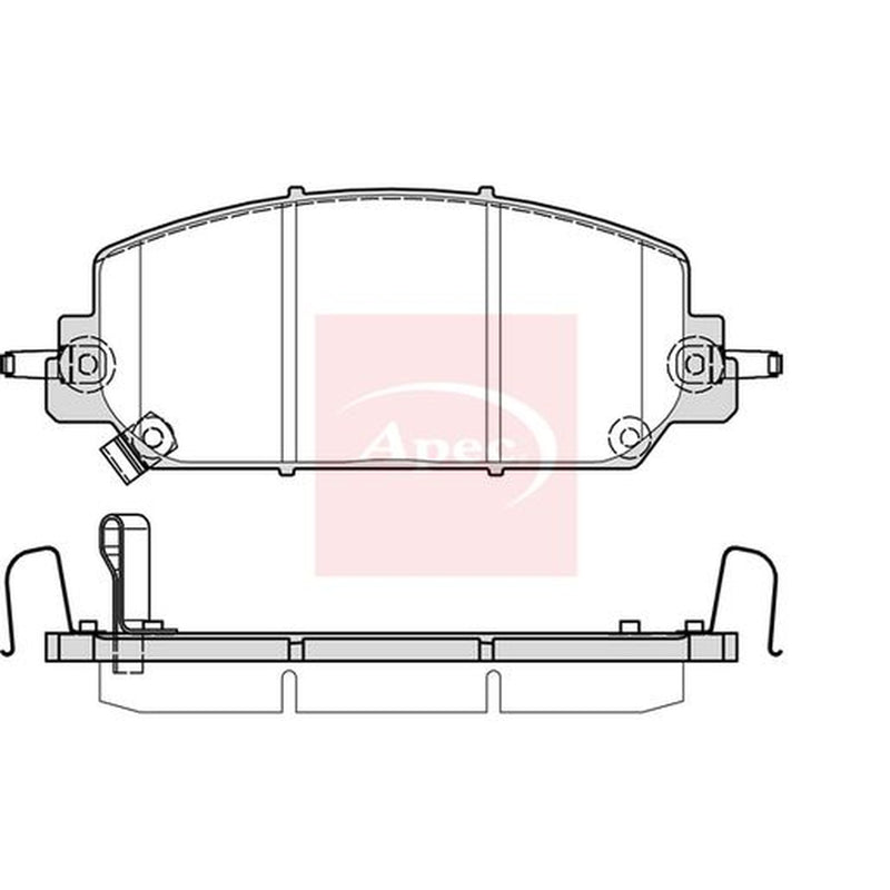 Apec Front & Rear Pads fits Honda E:NY1 2023 on