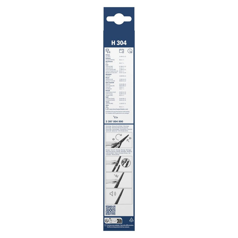Bosch Conventional Wiper Blade 300mm — H304 fits Cadillac Bls 2007-2010