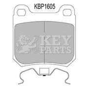 Key Parts Rear Brake Pad Set fits Opel Omega B 1994-2003 2.0 2.2 2.5 2.6 3.0 3.2