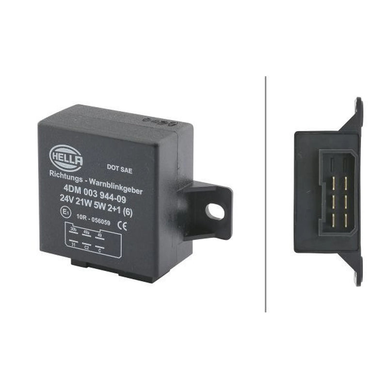 Hella Indicator Flasher Relay fits Magirus-Deutz D-Series 1971-1987