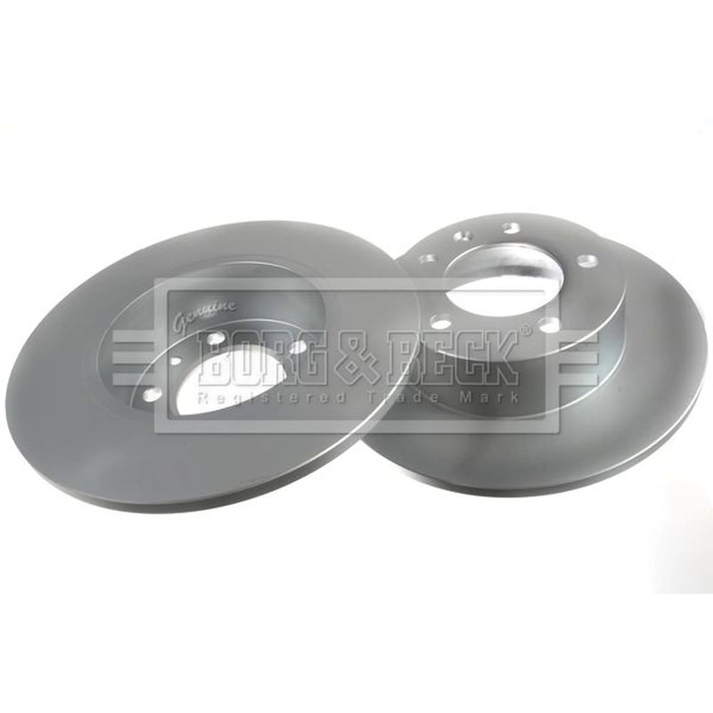 Borg & Beck Rear Brake Solid Discs & Pads fits Renault Master Pro 2004-2010