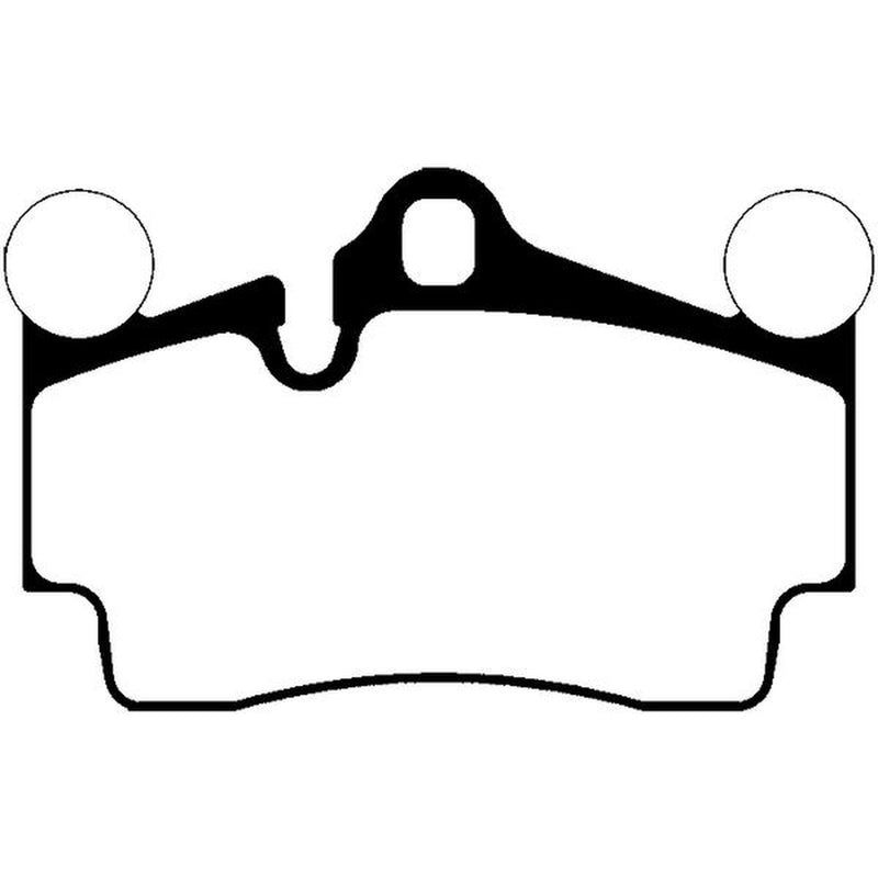 Abtex Rear Brake Pad Set fits Audi Q7 2006-2015 3.0 3.6 4.2 6.0
